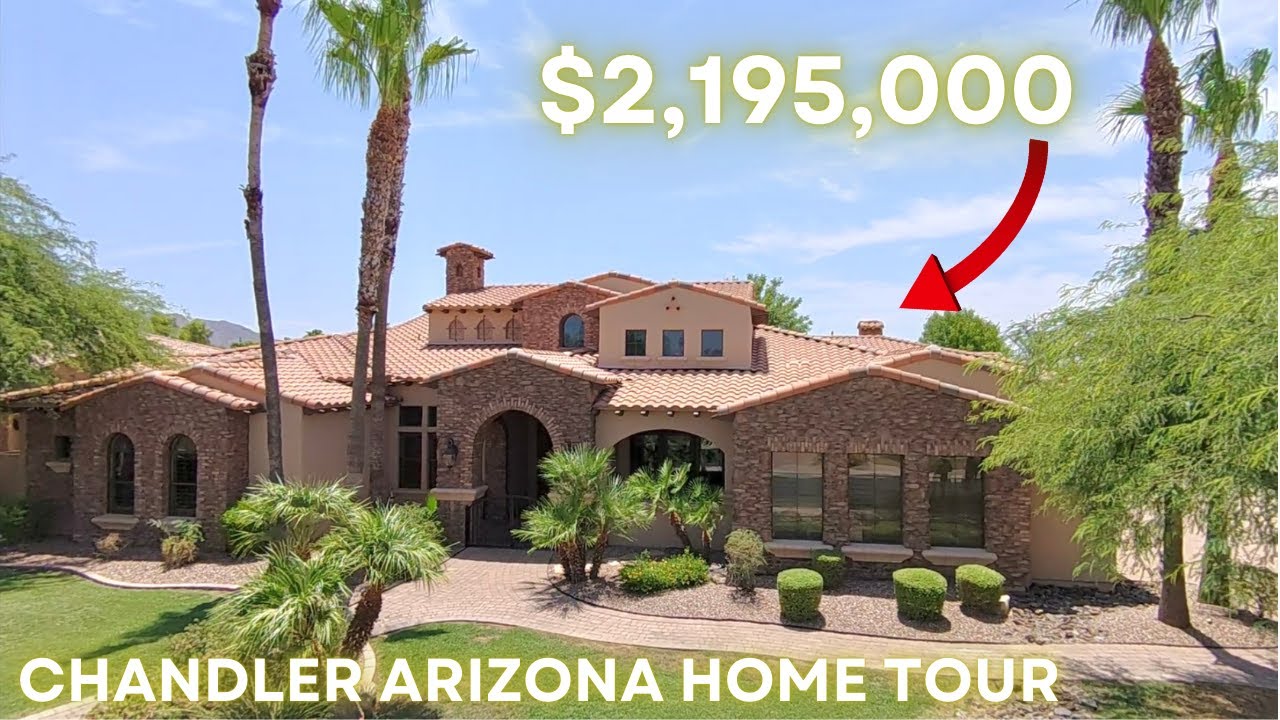 Chandler Arizona Home Tour [Vasaro Community Custom Home Living in