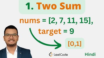 1. Two Sum || JavaScript || Leetcode || Hindi