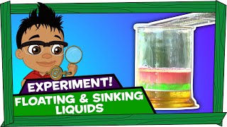 Kid Experiments: Floating & Sinking Liquids - Darwin and Newts
