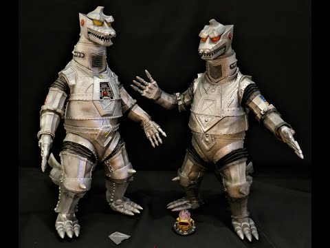 MM28 Mechagodzilla 74 and 75 Comparison - YouTube