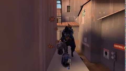 Team Fortress 2: The Team Killing Back Stabbing Back Burner Pyro