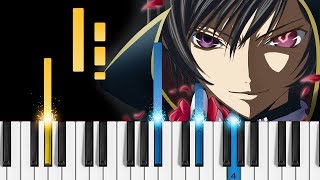 COLORS - Code Geass OP1 - EASY Piano Tutorial