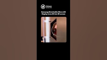 Samsung Stretchable Micro-LED Display | Next-Gen 3D Screen Technology