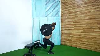 Back Rack Rear Foot Elevated Split Squat