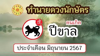 ทำนายดวงนักษัตร คนเกิดปีขาล ประจำเดือน มิถุนายน 2567