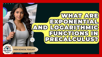 What Are Exponential And Logarithmic Functions In Precalculus? - High School Toolkit