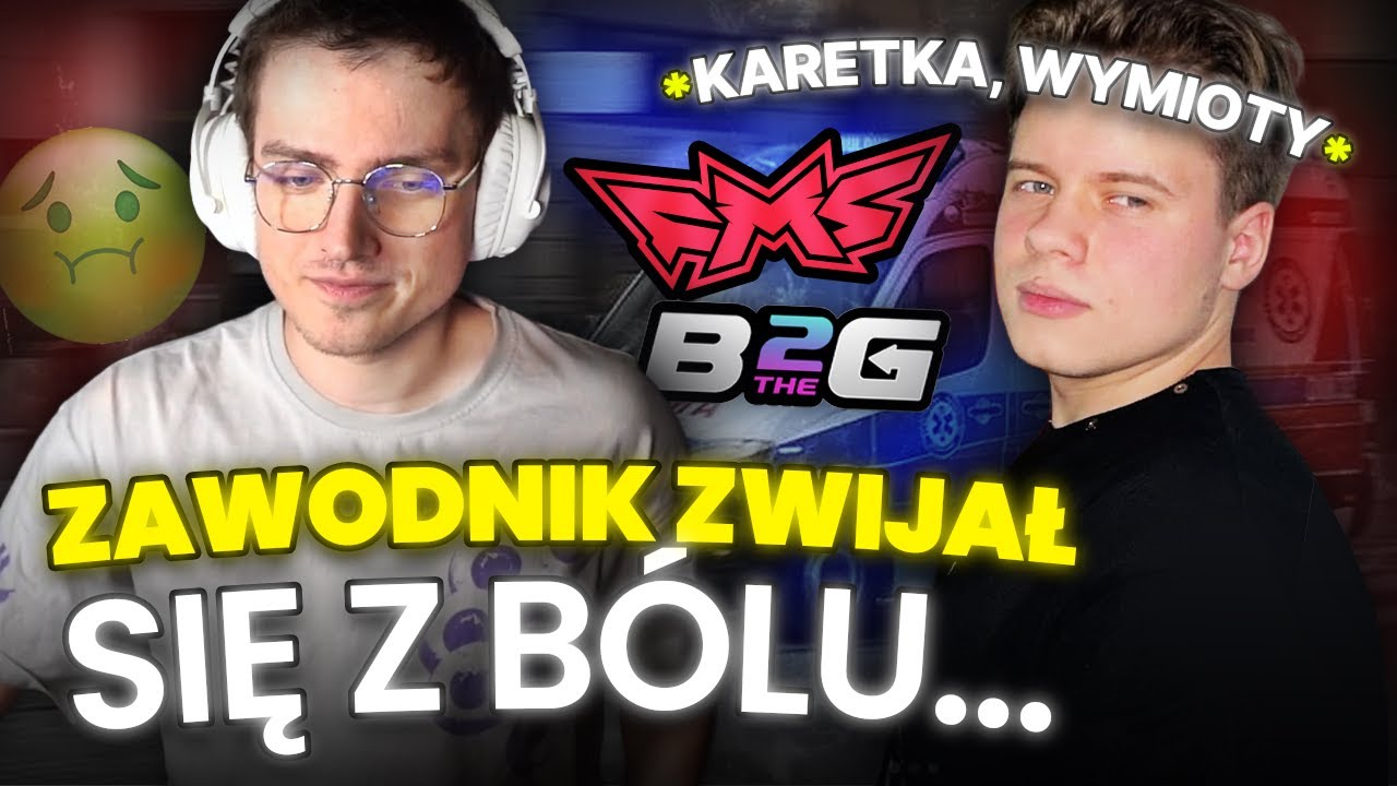 ZAWODNIK ZWIJAŁ SIĘ Z BÓLU 🚑 * FMS vs B2TG*