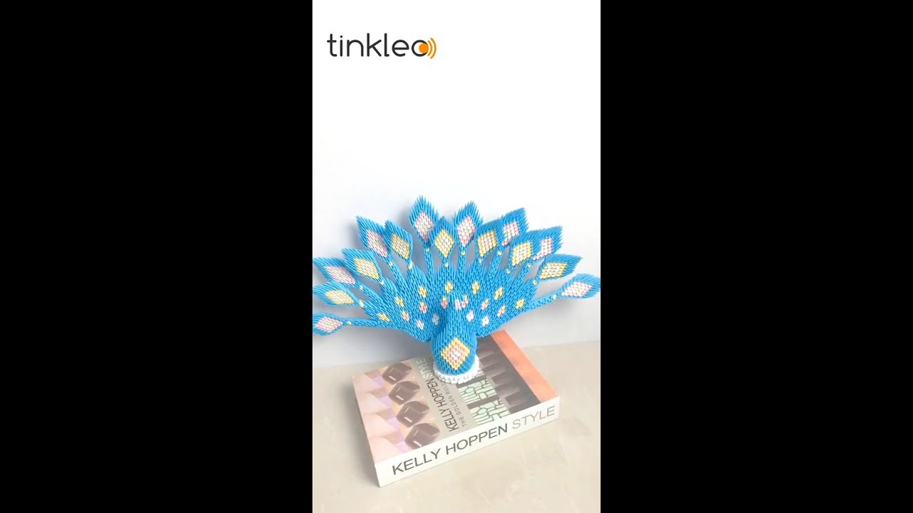 How to Make Combination Paper Peacock Decoration