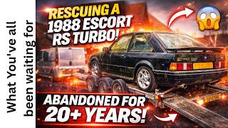 Abandoned over 20 years Ford Escort RS Turbo
