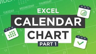 build a calendar chart in excel: excel charts tutorial