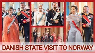 King FREDERIK and Queen MARY Official Visit to NORWAY - State Gala Banquet - Day 1