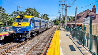 LIRR Friday Midday And Evening Rush Hour On The Montauk Branch At Oakdale With Double Engine Galore