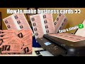 How to make business cards from home✅ (MUST WATCH)