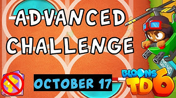 Bloons TD 6 Advanced Challenge | 1 Tower, 1 ZOMG | No MK No Powers Used | October 17 2023