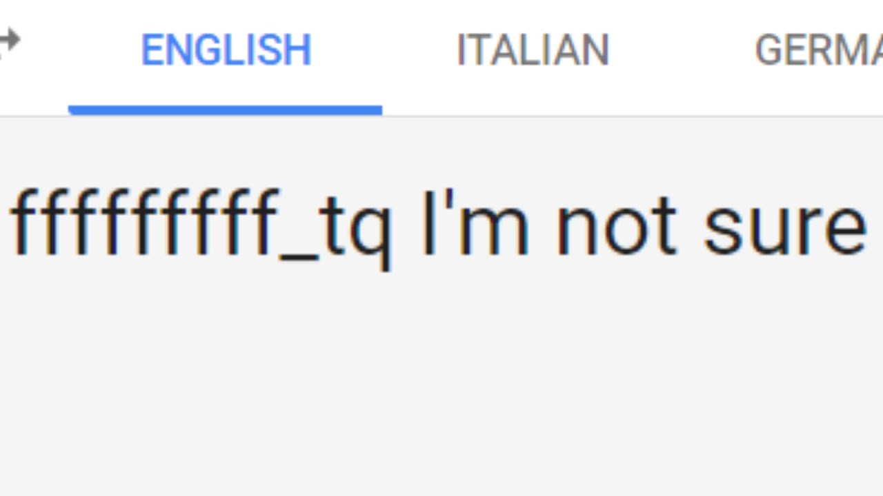 Google Translate Has A Stroke YouTube