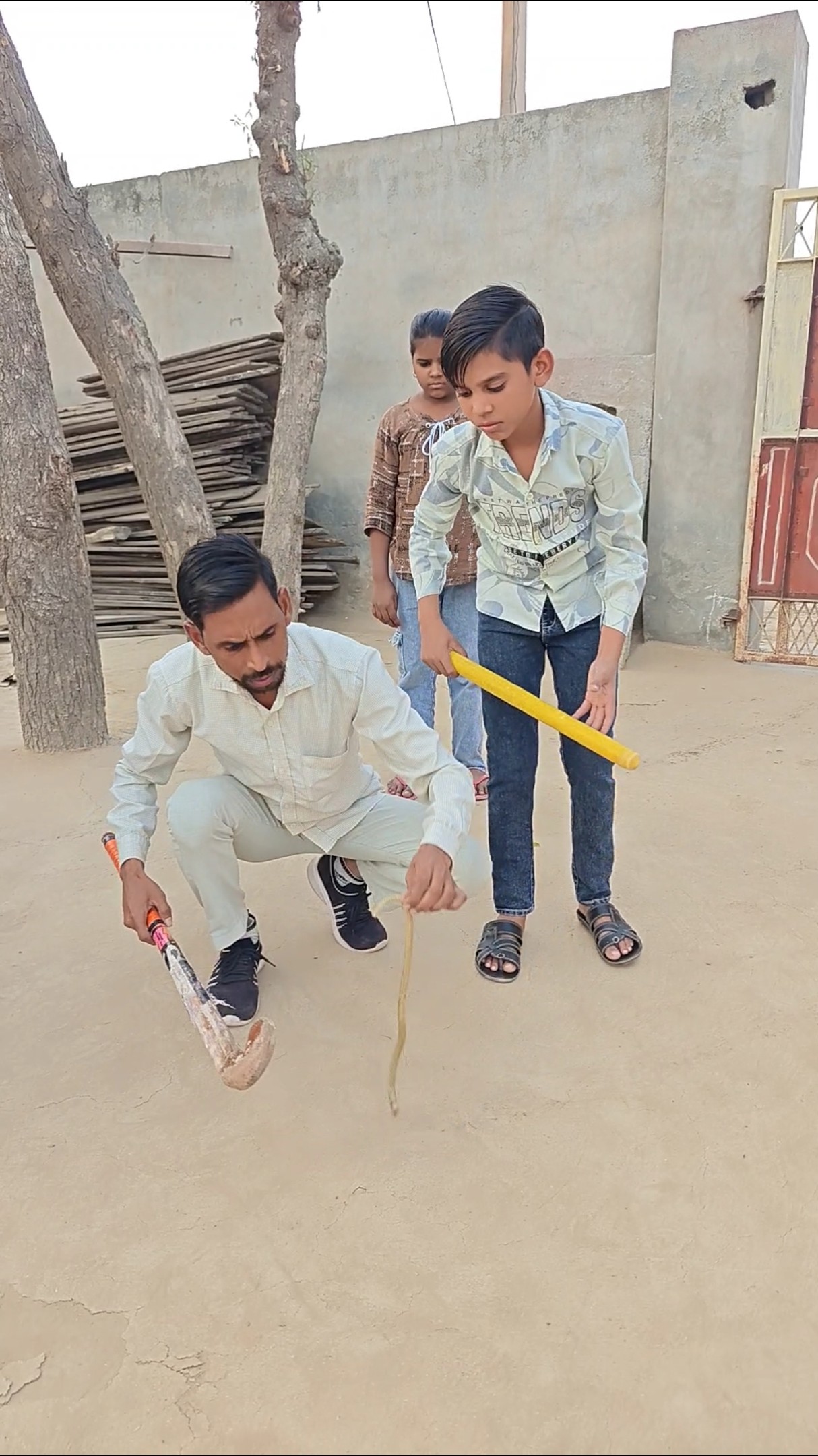 भैया ने सांप को मार दिया ??#shorts