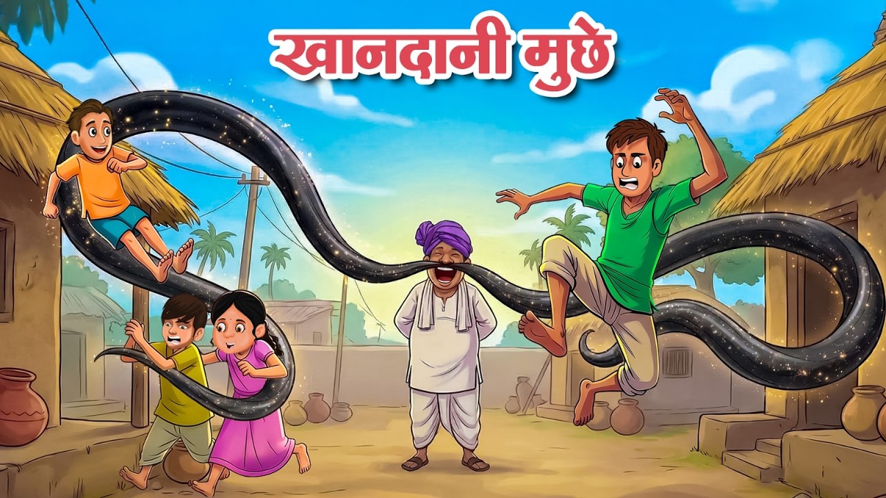 खानदानी मुछे | Hindi Kahani | Hindi Cartoon | Moral Stories | Hindi Story | Hindi Kahaniya
