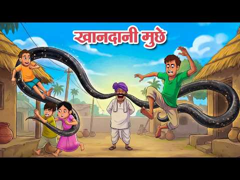 खानदानी मुछे | Hindi Kahani | Hindi Cartoon | Moral Stories | Hindi Story | Hindi Kahaniya