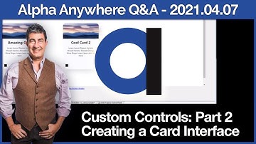 User Defined Custom Controls (Part 2): Creating a Card Interface - 2021.04.07