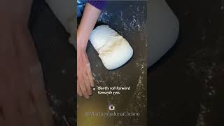 How to shape the dough in 1 min - Simple &amp; Easy method #sourdough #realbread #tutorial #shorts #