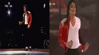 Michael Jackson Beat It Manila 1996 vs Munich 1997