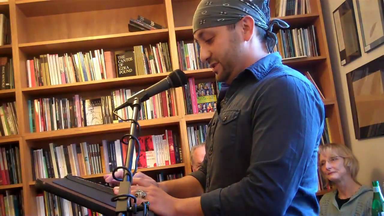 Craig Santos Perez reads at City Lights Bookstore (1) literature search
