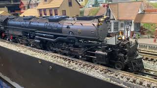 MTH Premier Union Pacific Big Boy #4000 operating on our test track