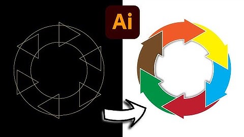 How to Create a Circle Arrow Logo in Adobe Illustrator CC