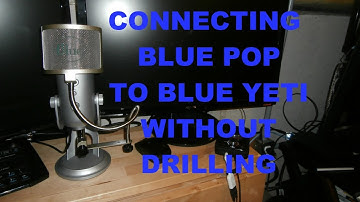 Connecting BLUE POP filter to BLUE YETI microphone without Drilling Holes - How To Tutorial