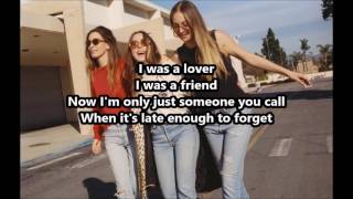 Haim - Kept Me Crying (Lyrics)
