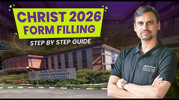 CHRIST University 2026 Application Form | Step-by-Step Form Filling Guide | Ekoching