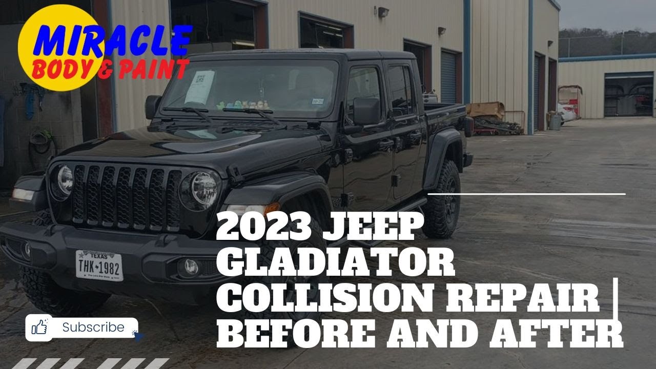 2023 Jeep Gladiator Collision Repair | Before and After | Miracle Body and Paint