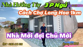 Bán Nhà Tại Phường Thành Trung Cách Chợ Long Hoa chỉ 1km , Sân Đậu Otto và 3 Phòng Ngủ Rộng Rãi #226