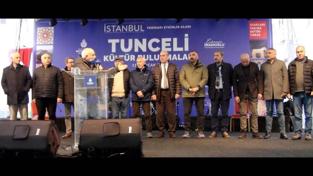 Boryayın-Dersim Tunceli 3 Tanıtım Günleri 1.Gün DEDEF Dersim Dernekleri-A  Rıza Bilir Açılış