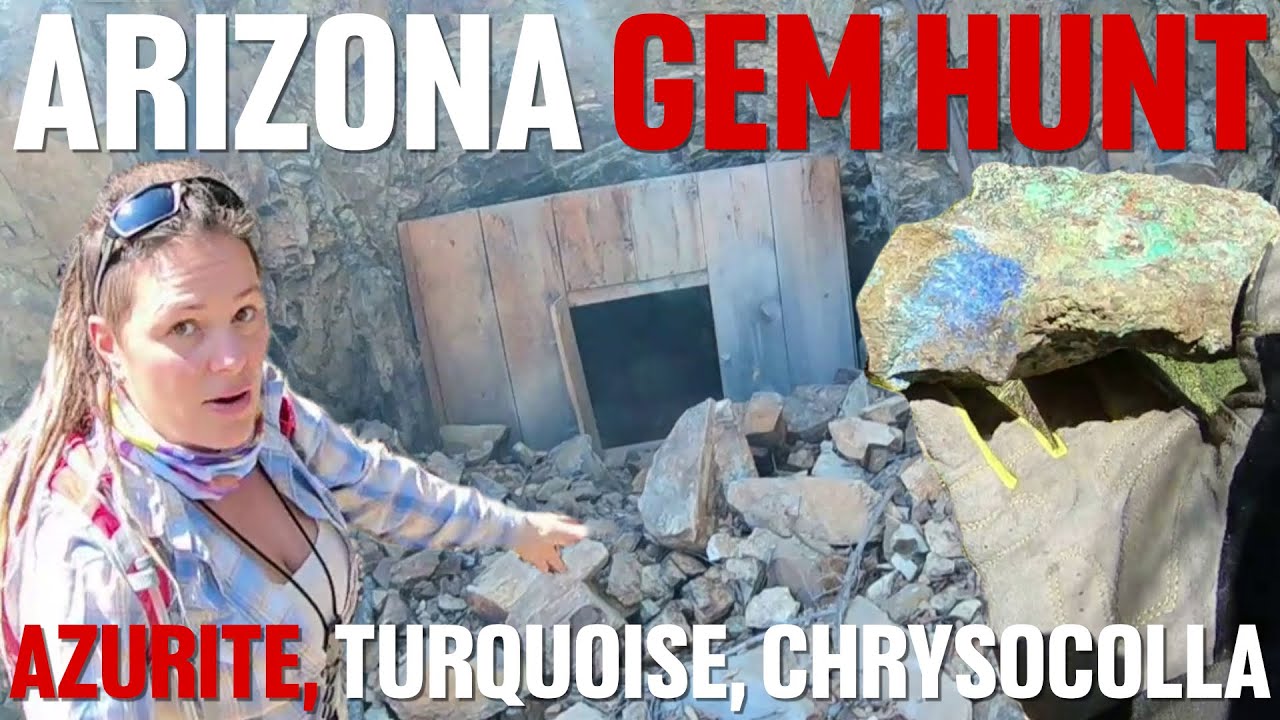 Rockhounding in Arizona! In Search of Chrysocolla, Azurite, Turquoise