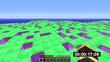 MineCraft : Single Player Spleef  [ Superflat Customization Game ]