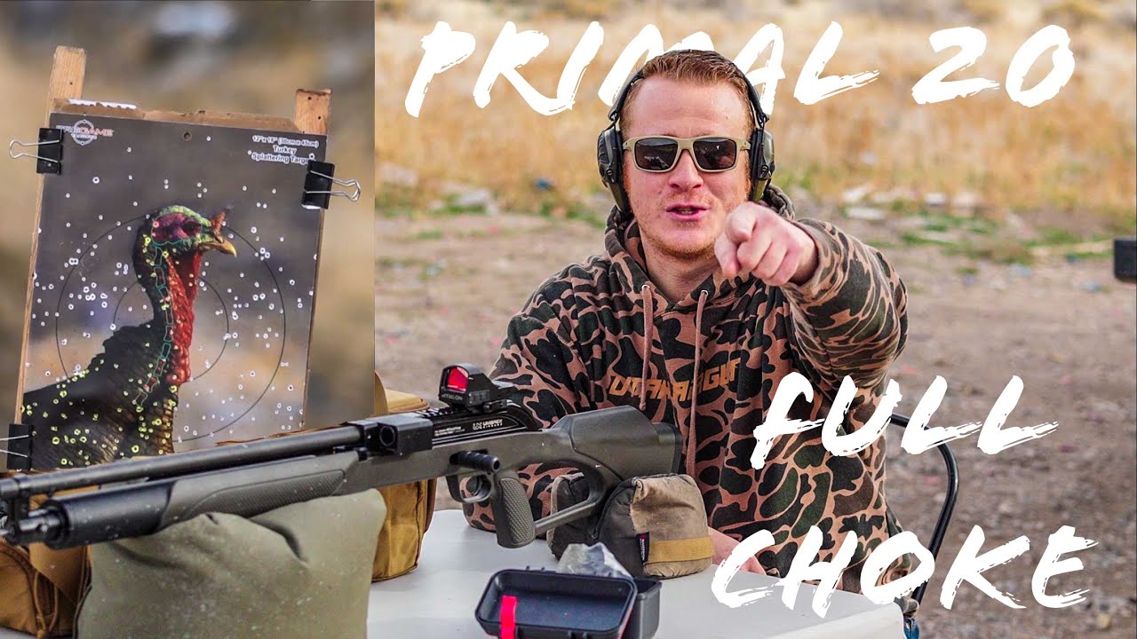 Пневматическое ружье, которое одновременно является дробовиком, теперь с чоками! Тест на точность...