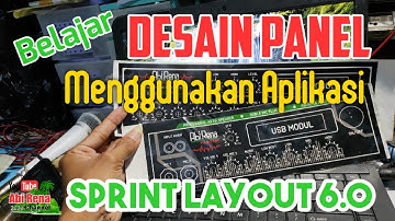 Desain Panel Menggunakan Aplikasi Sprint Layout 6.0