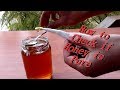 How to check if honey is pure
