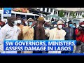 Attacks: SW Governors, Ministers, Visit Lagos To Commiserate With Sanwo Olu