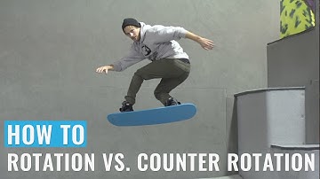 Rotation vs. Counter Rotation On A Snowboard