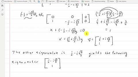 Complex eigenvalues pt 1