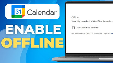 How To Enable Offline Mode In Google Calendar