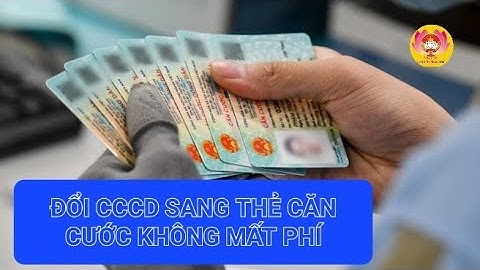 BỘ CÔNG AN| Đổi tên thẻ CCCD thành Thẻ căn cước không phát sinh thủ tục và chi phí đổi thẻ #cccd