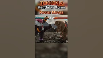 TEKKEN 7:  Power moves: Special moves: Panda vs Kuma #tekken7  #gaming #gameplay #tekken8 #panda