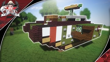 Minecraft: WW1 Mark V | Tank Tutorial