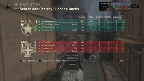 COD WWII Ranked Play 15-1 GAMEPLAY