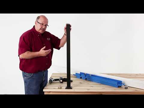 Installation: Westbury® Railing Post Fasteners - video from Digger Specialties