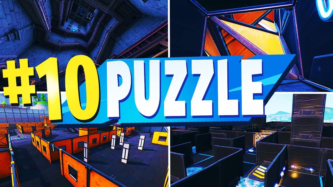 TOP 10 Best PUZZLE Creative Maps In Fortnite