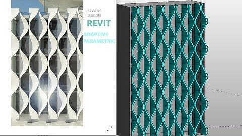 Revit Adaptive Parametric Modelling  (Stefiano mateoni Wave Facade Design)
